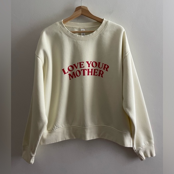 As Colour Relax Sweatshirt ‘Love Your Mother’ Custom Size Large - Picture 16 of 16